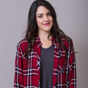 Rails Hunter Carmine top size M